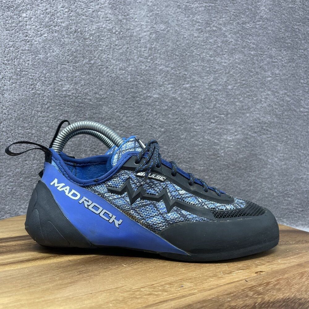 Mad Rock Pulse Blue Positive Climbing Shoes Men's Size US 6.5 EU 39